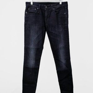 R13 Faded Black Skinny Jeans
